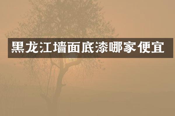 黑龙江墙面底漆哪家便宜