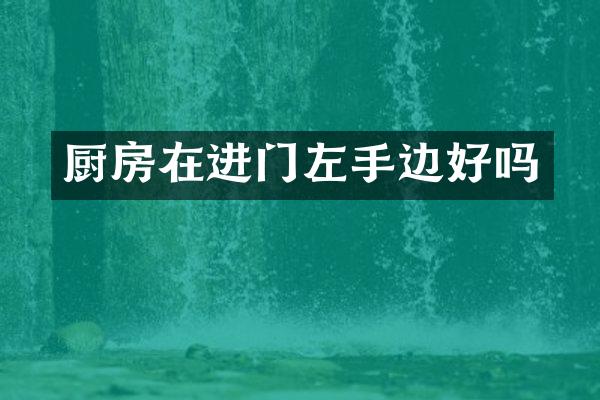 厨房在进门左手边好吗