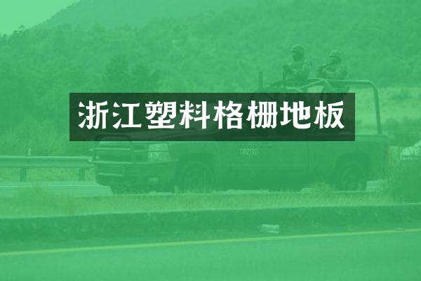 浙江塑料格栅地板
