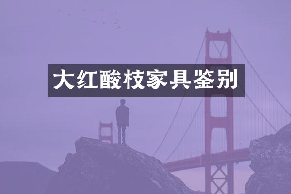 大红酸枝家具鉴别