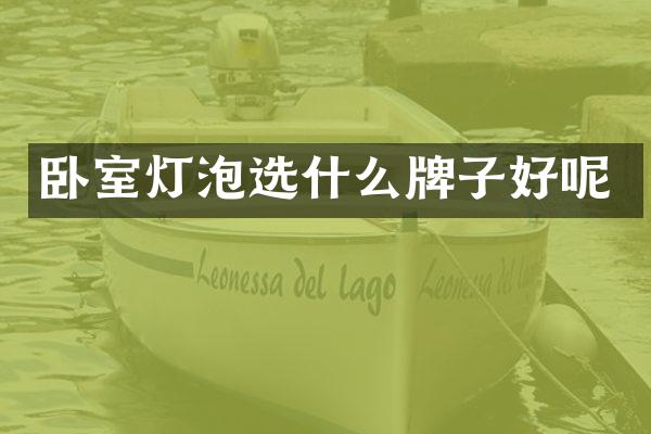 卧室灯泡选什么牌子好呢