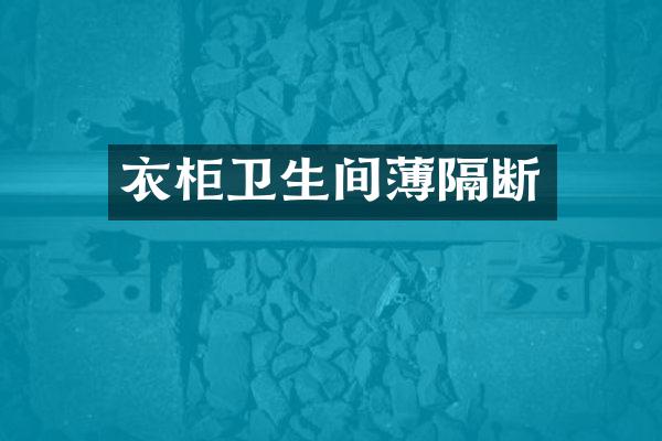 衣柜卫生间薄隔断