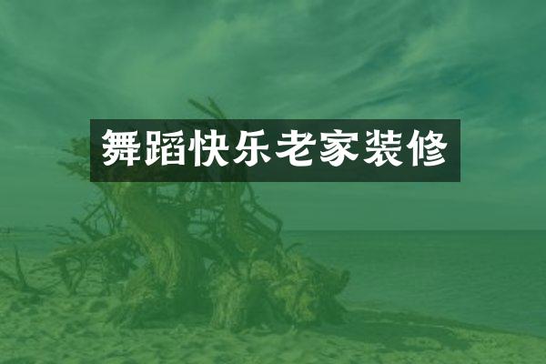 舞蹈快乐老家装修