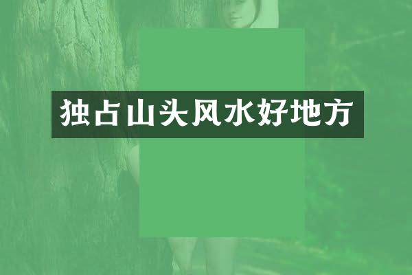 独占山头风水好地方