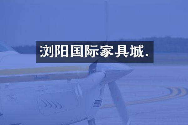 浏阳国际家具城.
