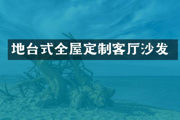 地台式全屋定制客厅沙发