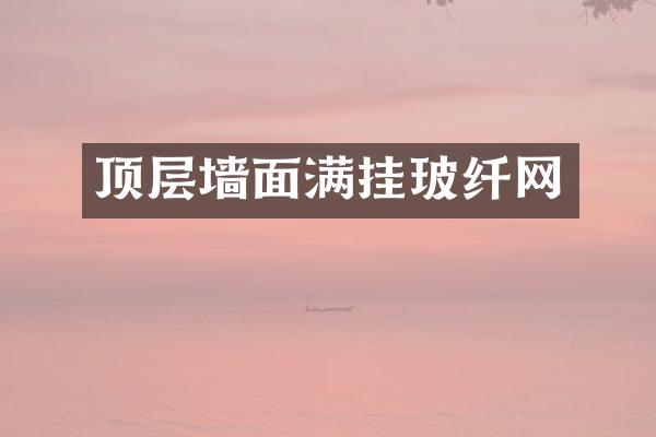 顶层墙面满挂玻纤网