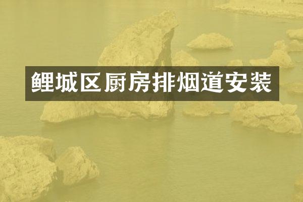 鲤城区厨房排烟道安装