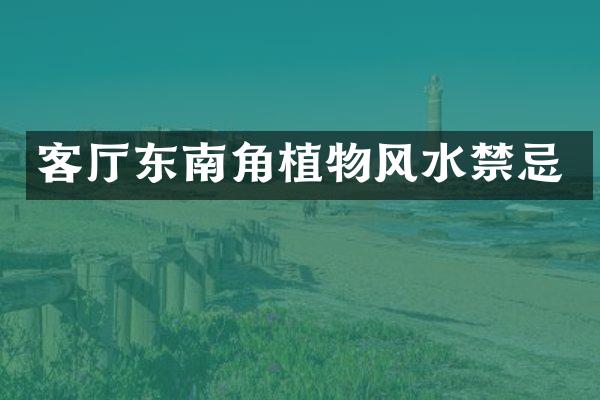 客厅东南角植物风水禁忌