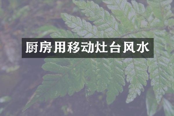 厨房用移动灶台风水