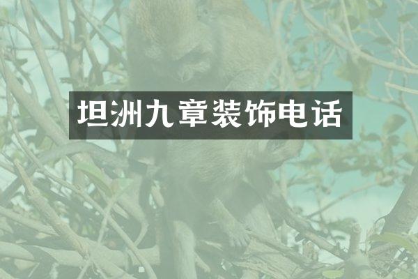 坦洲九章装饰电话