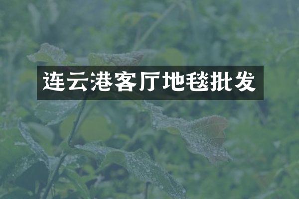 连云港客厅地毯批发