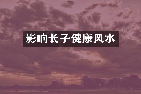 影响长子健康风水