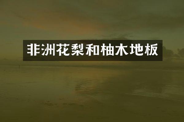 非洲花梨和柚木地板