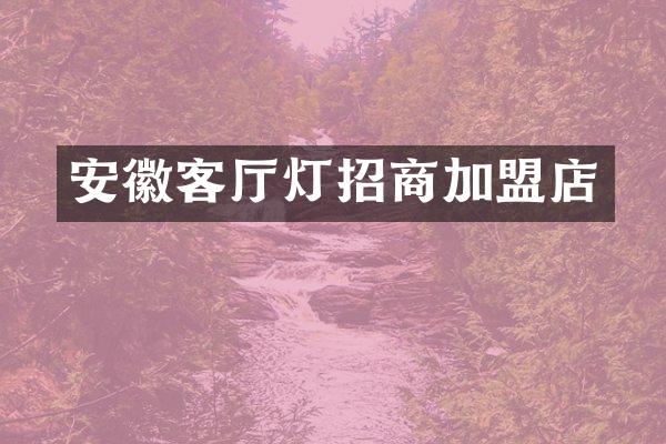安徽客厅灯招商加盟店