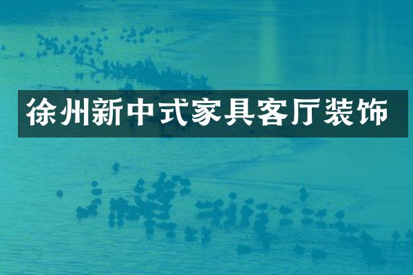 徐州新中式家具客厅装饰
