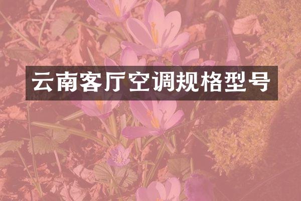 云南客厅空调规格型号
