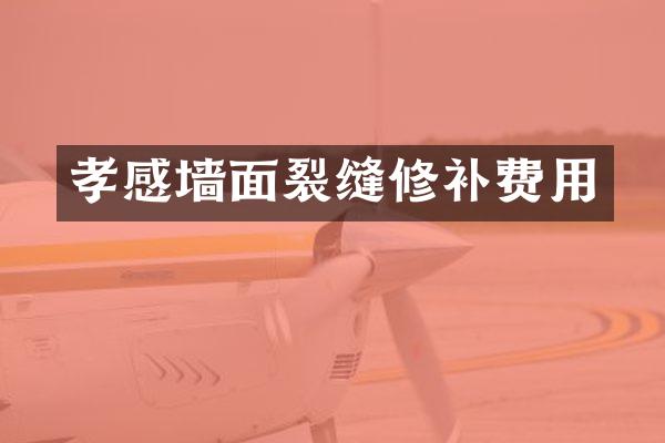孝感墙面裂缝修补费用