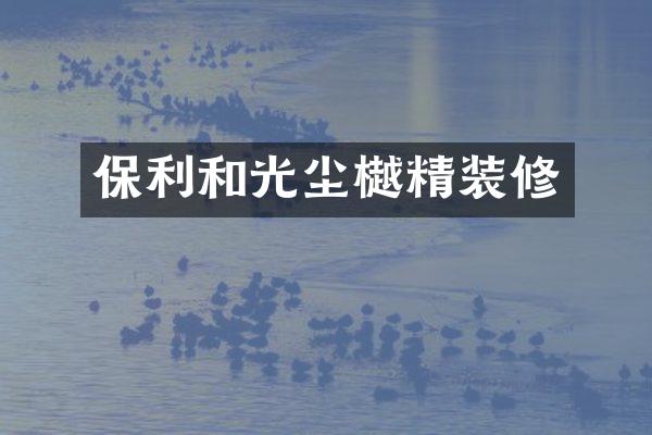 保利和光尘樾精装修