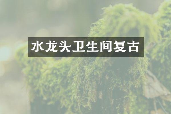 水龙头卫生间复古