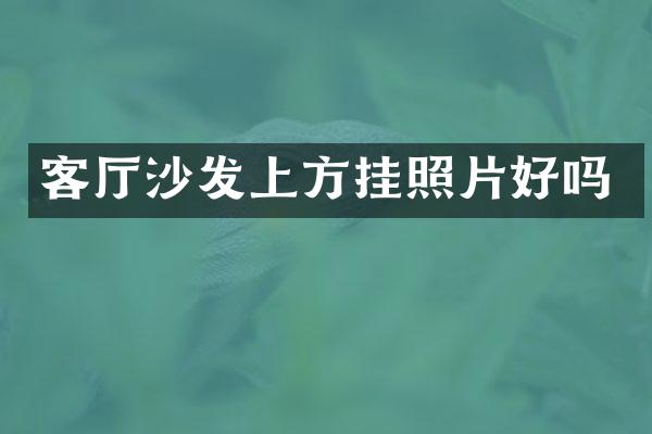 客厅沙发上方挂照片好吗