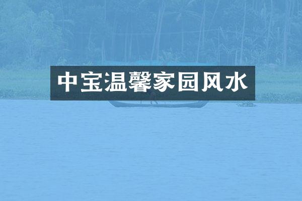 中宝温馨家园风水