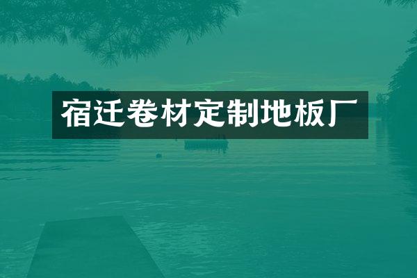 宿迁卷材定制地板厂