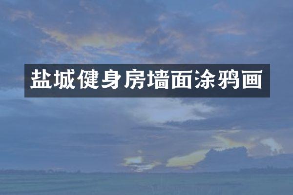 盐城健身房墙面涂鸦画