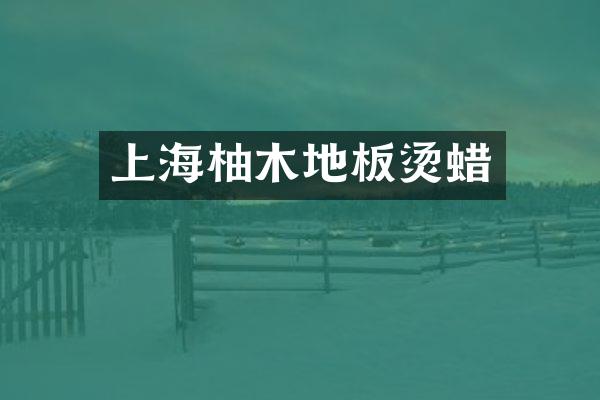 上海柚木地板烫蜡