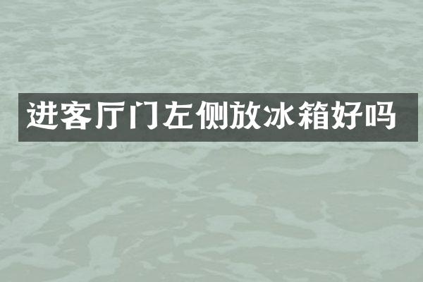 进客厅门左侧放冰箱好吗