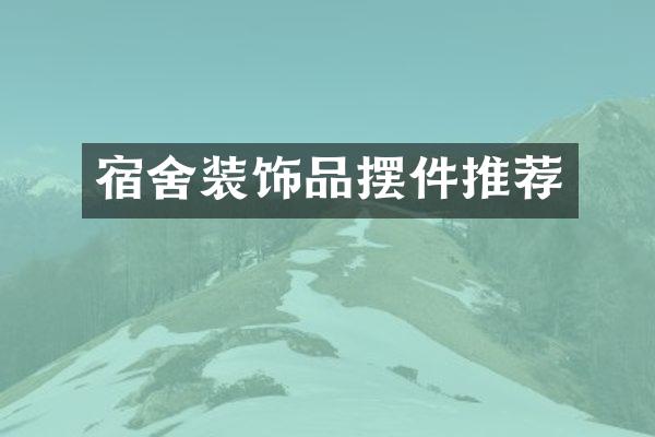 宿舍装饰品摆件推荐
