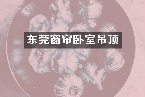 东莞窗帘卧室吊顶