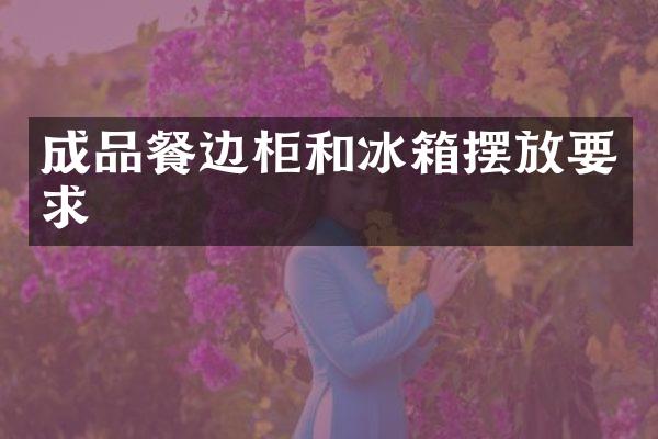 成品餐边柜和冰箱摆放要求