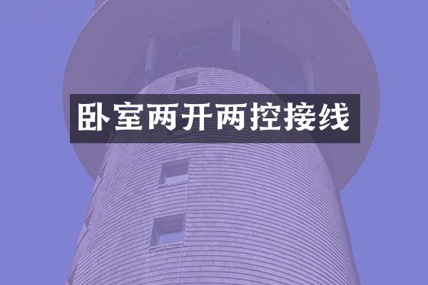 卧室两开两控接线