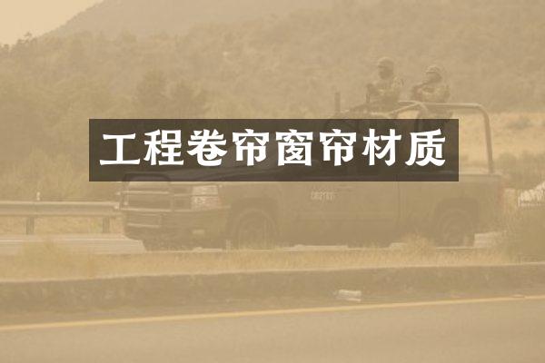 工程卷帘窗帘材质