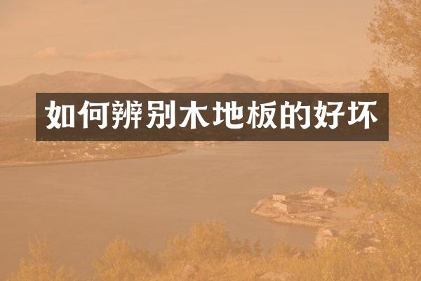 如何辨别木地板的好坏