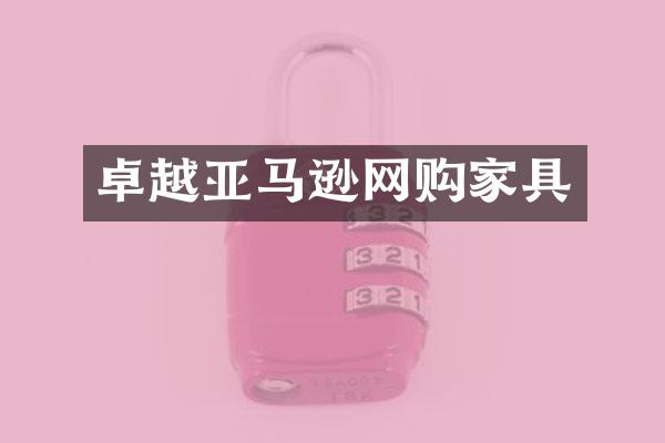 卓越亚马逊网购家具