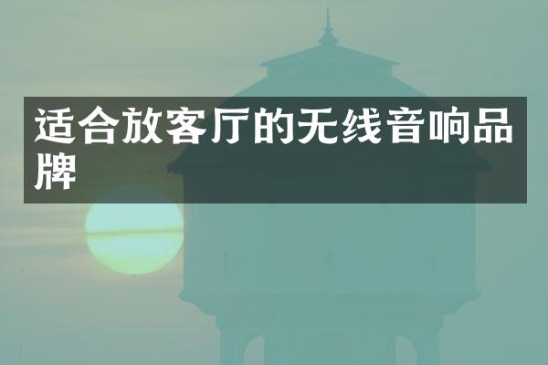 适合放客厅的无线音响品牌