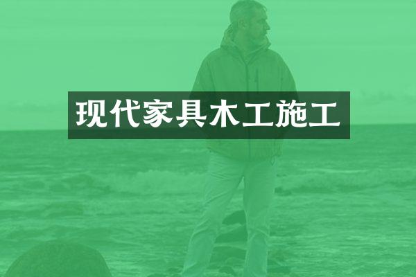 现代家具木工施工