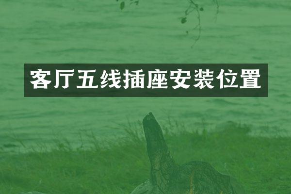客厅五线插座安装位置