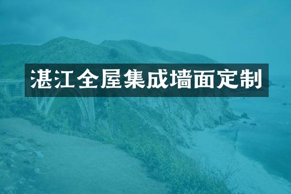 湛江全屋集成墙面定制