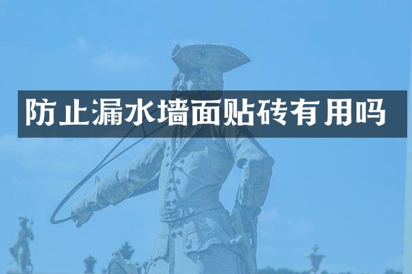 防止漏水墙面贴砖有用吗
