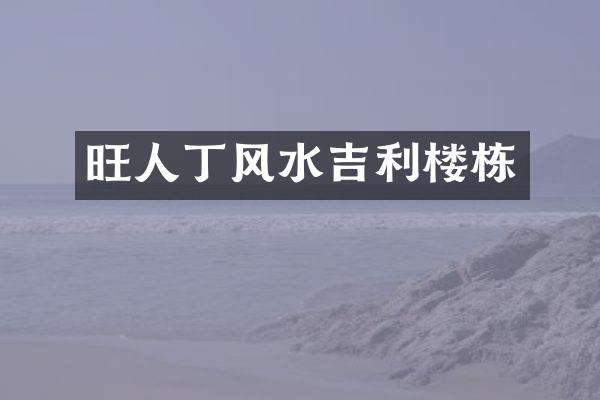旺人丁风水吉利楼栋
