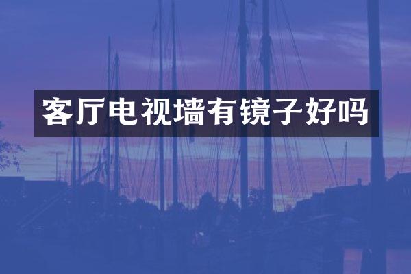 客厅电视墙有镜子好吗
