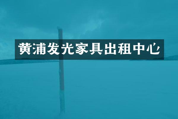 黄浦发光家具出租中心