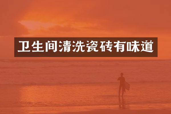 卫生间清洗瓷砖有味道