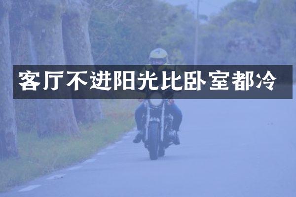 客厅不进阳光比卧室都冷