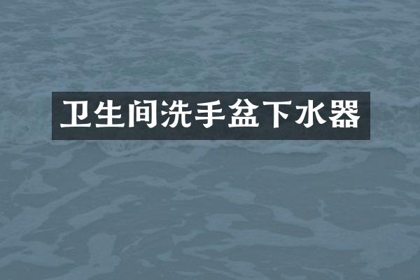 卫生间洗手盆下水器