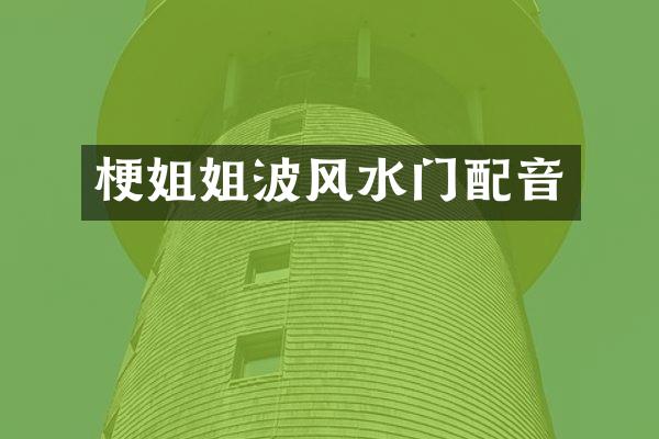梗姐姐波风水门配音