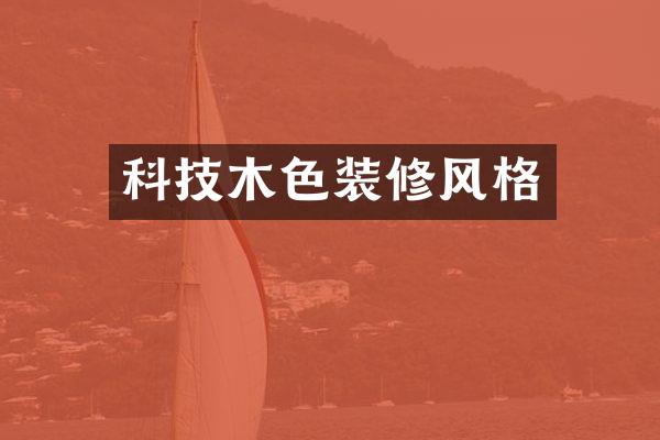 科技木色装修风格
